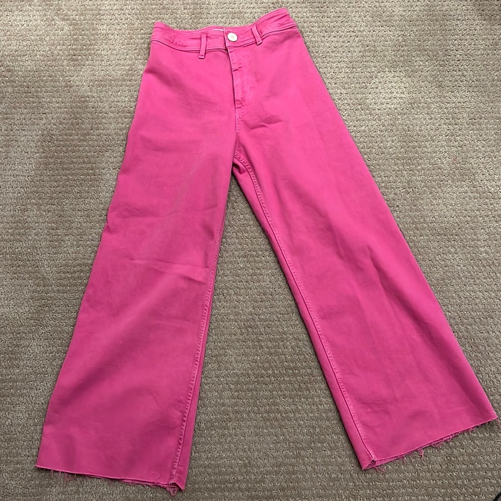 Zara marine jeans pink size 6 (EU38)